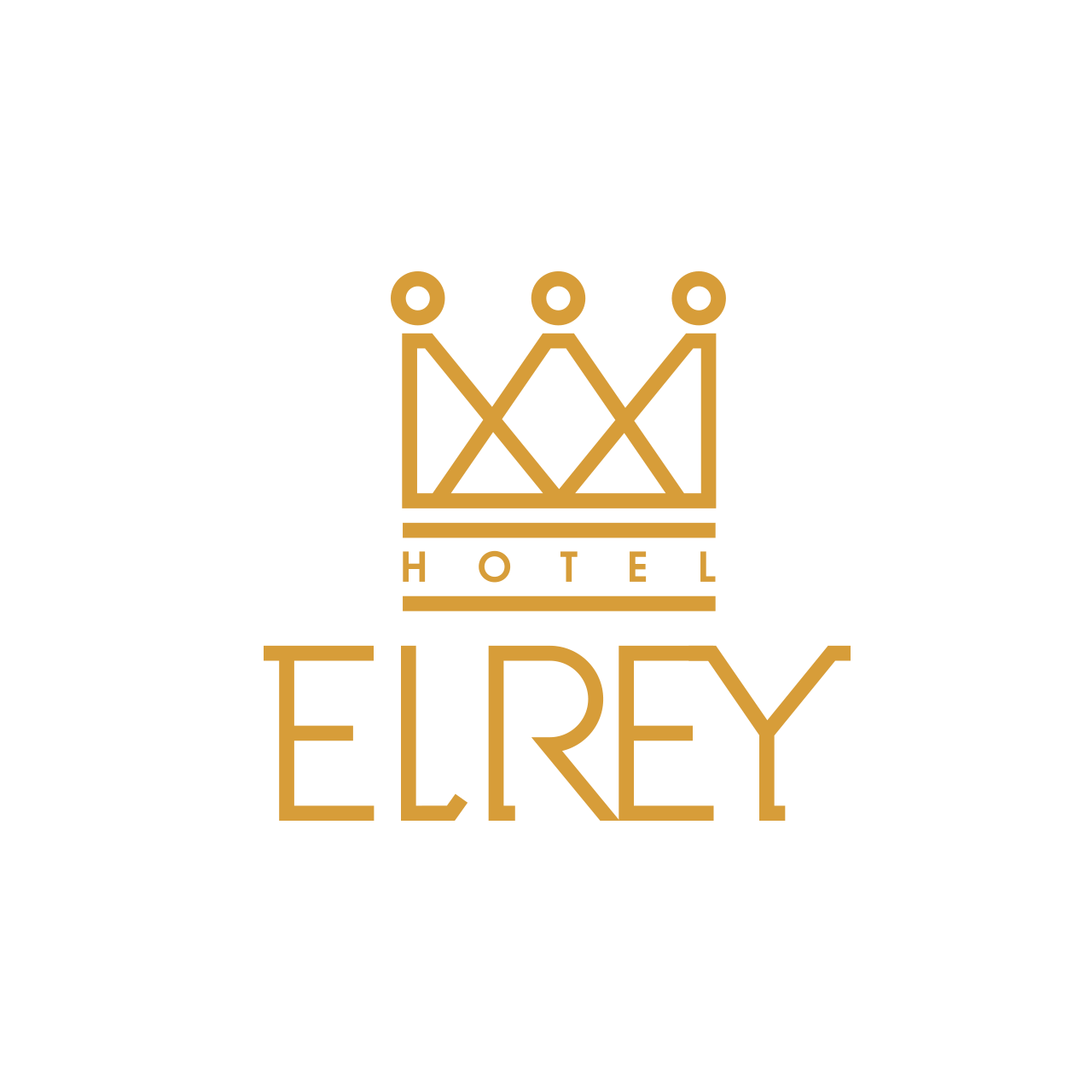 Logotipo final para Hotel El Rey.