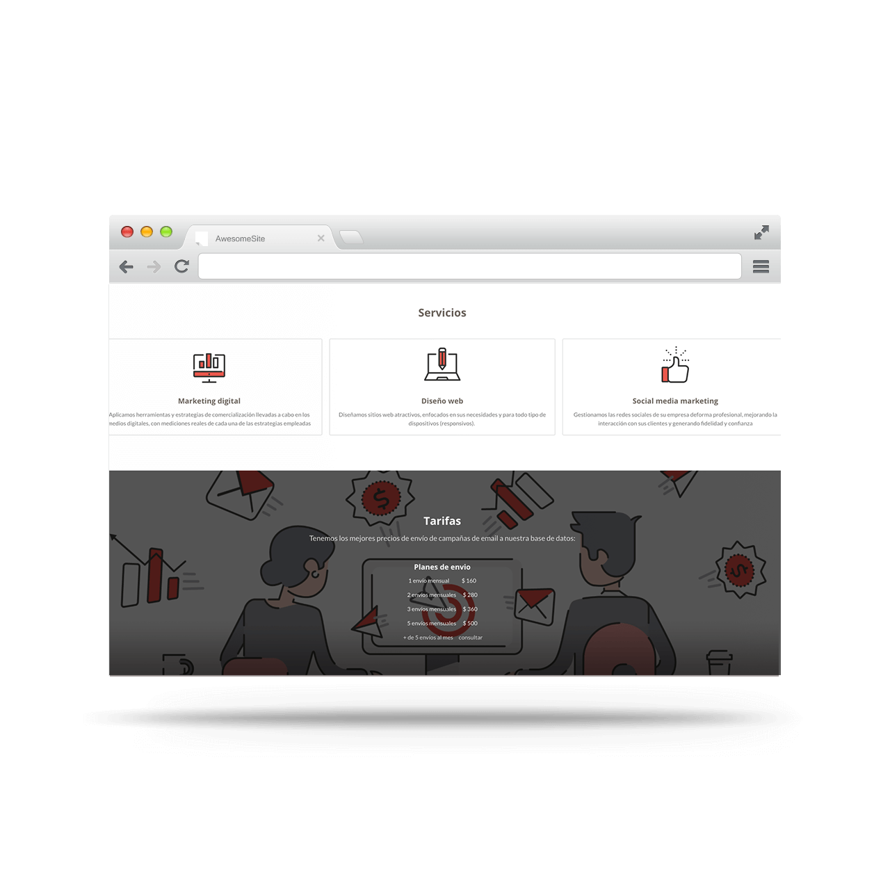 Captura Web TuTarget