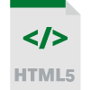 icono tecnología HTML5 utilizada en la construcción del sitio web para Bolsiquillas