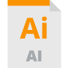 Icono tecnología utilizada Adobe Illustrator en el diseño y refinación del logotipo para Dial Ingeniería